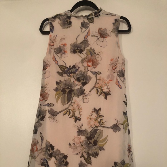 NWOT Philosophy Pink Floral two layer dress - Picture 4 of 4